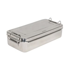 Cutie instrumentar inox 25x12.5x4.6cm 1 Cutie instrumentar inox 25x12.5x4.6cm